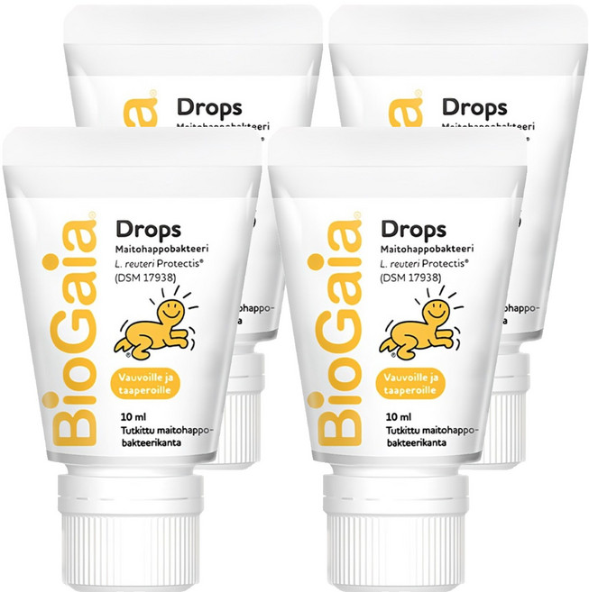 BioGaia 寶乖亞 嬰幼兒益生菌 適用全配方奶寶寶, 10ml, 4瓶