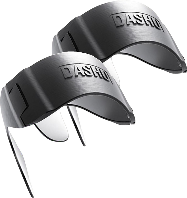 DASHU 每日完美造型壓貼夾 折疊款, 黑色, 2個