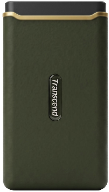 Transcend 創見 USB3.2 Type C 雙介面外接SSD固態硬碟 TS2TESD380C, 橄欖綠, 1TB