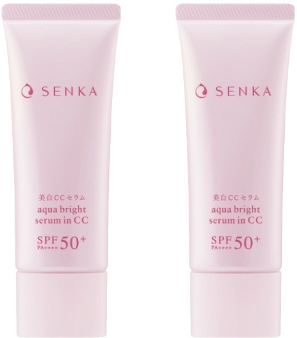 SENKA 專科 台灣公司貨 水透亮白發光霜, 單一顏色, 40g, 2條