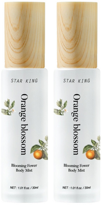STAR KING 星之冠 夏日橙花身體香氛噴霧, 30ml, 2瓶