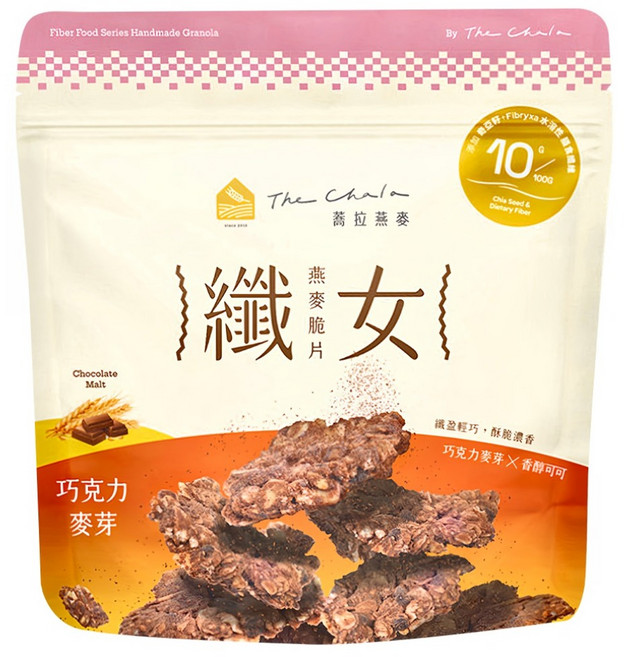 The Chala 蕎拉燕麥 纖女燕麥脆片 巧克力麥芽, 150g, 1包