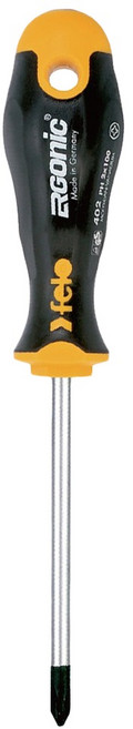 felo ERGONIC402 超軟柄十字起子 PH2*100mm, 1個