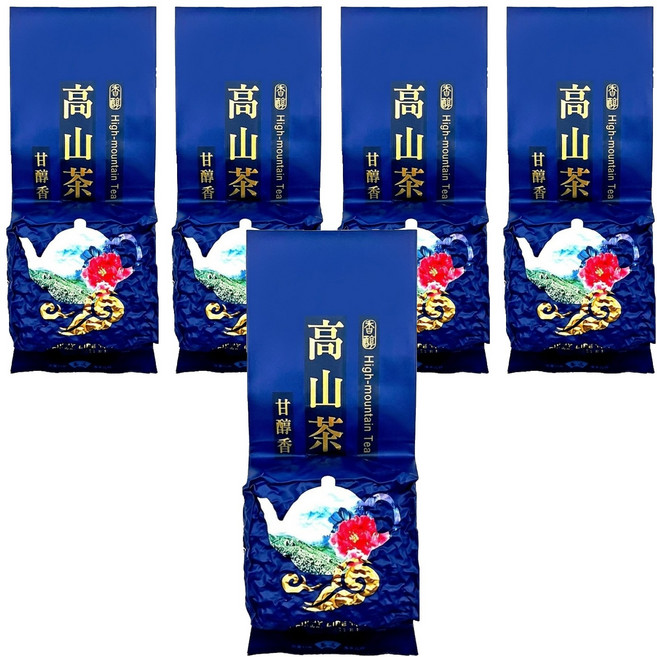 台灣精品茶葉 松柏嶺 冬片四季文市2兩, 75g, 1入, 5包