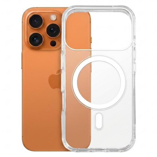 Timo 手機保護殼 iPhone 17 Pro Max 四角防摔 MagSafe磁吸 TPU材質 透明色