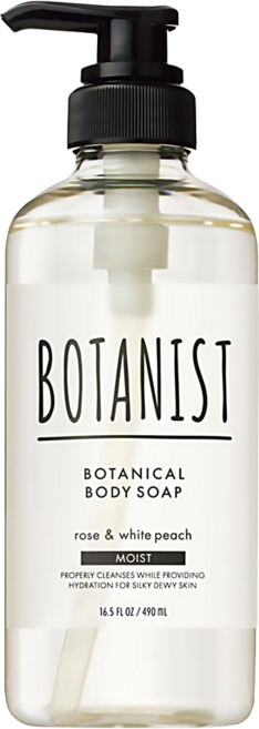 BOTANIST 滋潤型沐浴精 玫瑰 + 白桃, 490ml, 1件