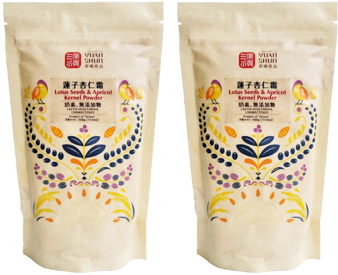 源順食品 蓮子杏仁霜 無糖, 500g, 1包, 2包