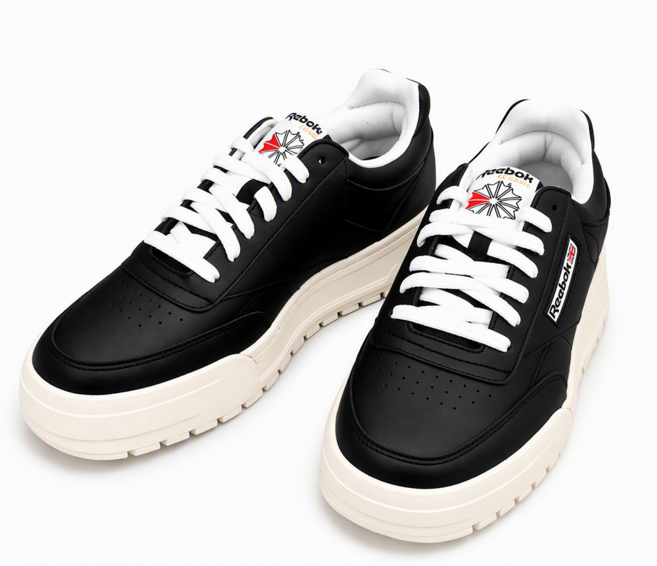 Reebok 銳步 Club C Megacourt 厚底復古情侶鞋