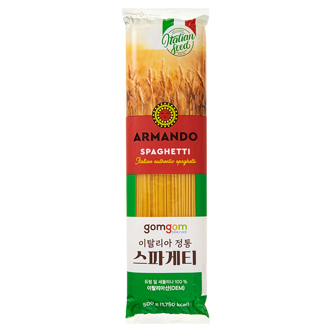ARMANDO gomgom 傳統義大利麵, 1包, 500g