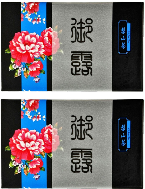 御茗園 台灣花布 真空包 梨山茶, 100g, 1盒, 2盒