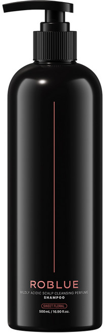 ROBLUE 弱酸性頭皮清潔香水洗髮精 甜美花香, 1個, 500ml