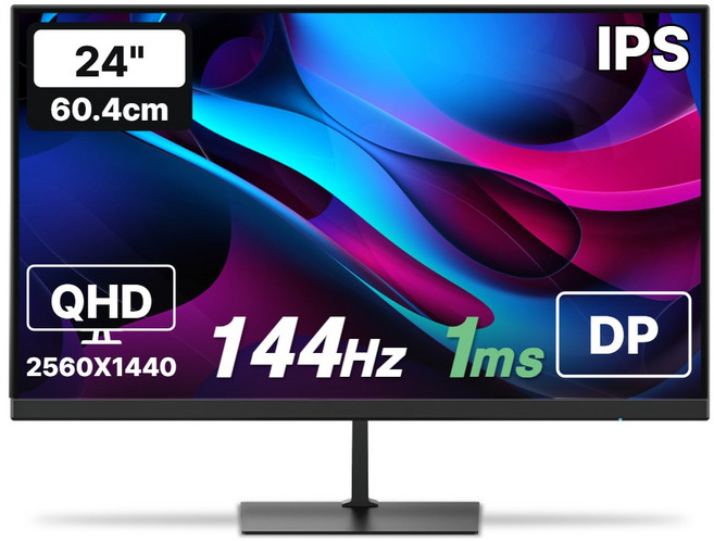 HANSUNG SUPERSTORE QHD IPS 144Hz 電競一般螢幕, 60.4cm, TFG24Q14P