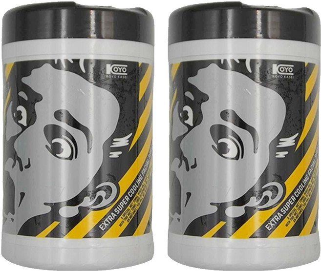 KOYO KASEI 涼涼先生 酷涼提神百倍濕巾 80張, 383g, 2罐