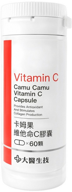 大醫生技 卡姆果維他命C膠囊, 1個, 60顆