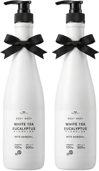 QUNDO 康朵 白茶尤加利香水沐浴乳, 800ml, 2瓶