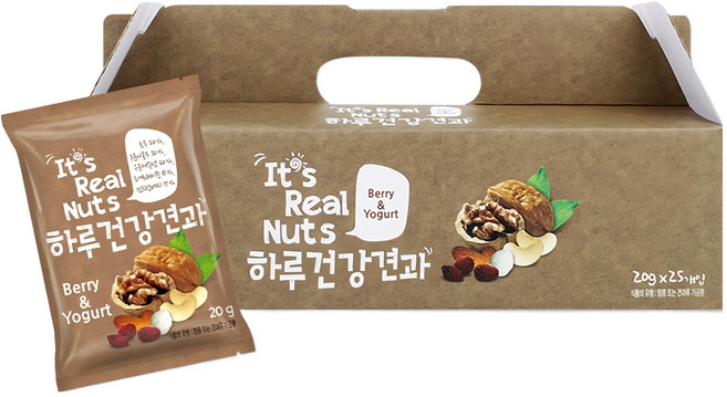IT'S REAL NUTS 每日綜合堅果隨身包 莓果&優格口味, 500g, 1盒