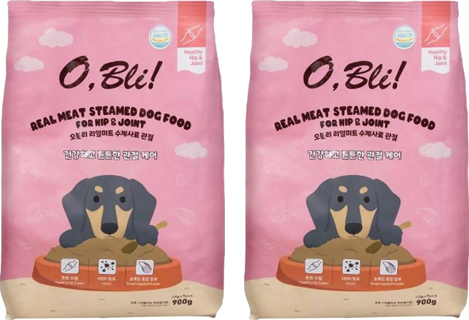O Bli! 機能軟飼料 關節保養配方, 雞肉, 900g, 2包