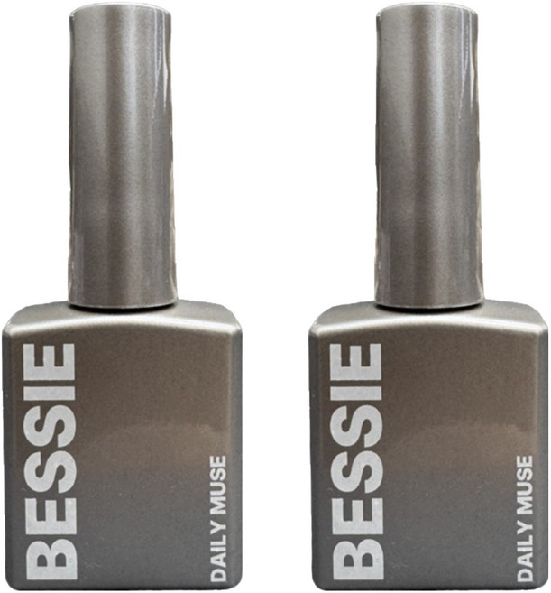 BESSIE Marron 磁吸凝膠, MG15 霧灰色, 11ml, 2個