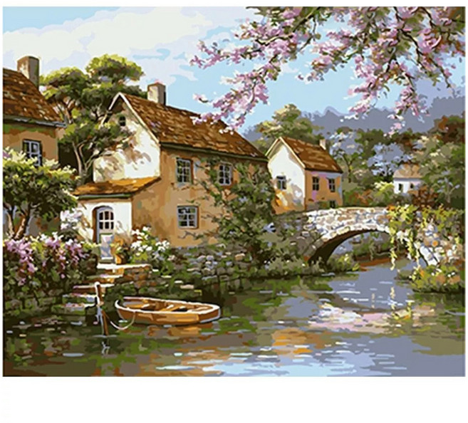 ArtLife 藝術生活 數字油畫DIY 50428 50 x 65cm, 世外桃源, 1個