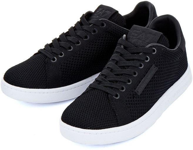 EA7 EMPORIO ARMANI 經典針織運動鞋