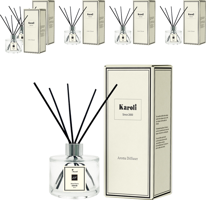 Karoli 卡蘿萊 經典璀璨香氛擴香瓶, 慾望巴黎, 200ml, 6件