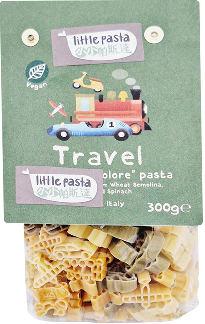little pasta 小小帕斯達 交通工具造型義大利麵, 300g, 1包