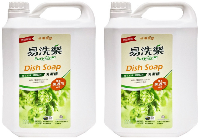 TTL BIO-TECH 台酒生技 易洗樂 洗潔精, 5L, 2桶
