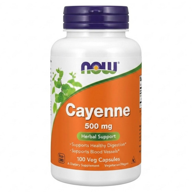 NOW Foods 唐辛子, 0.6g, 100顆, 1罐