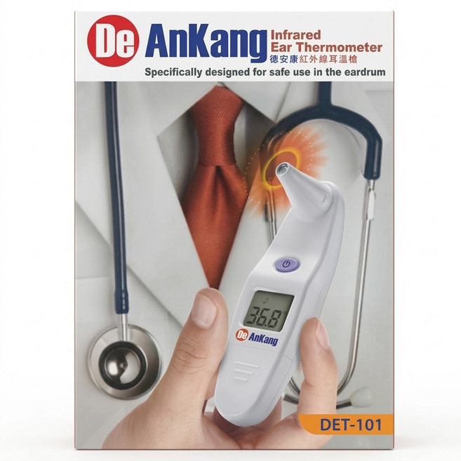 De AnKang 德安康 紅外線耳溫槍 DET-101, 1支