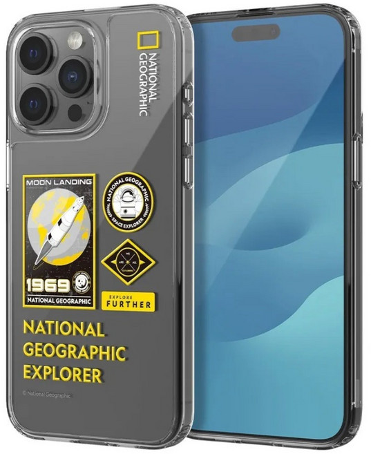 NATIONAL GEOGRAPHIC 國家地理 Wappen 手機 透明 保護殼 iPhone 15 TPU + PC 遠征