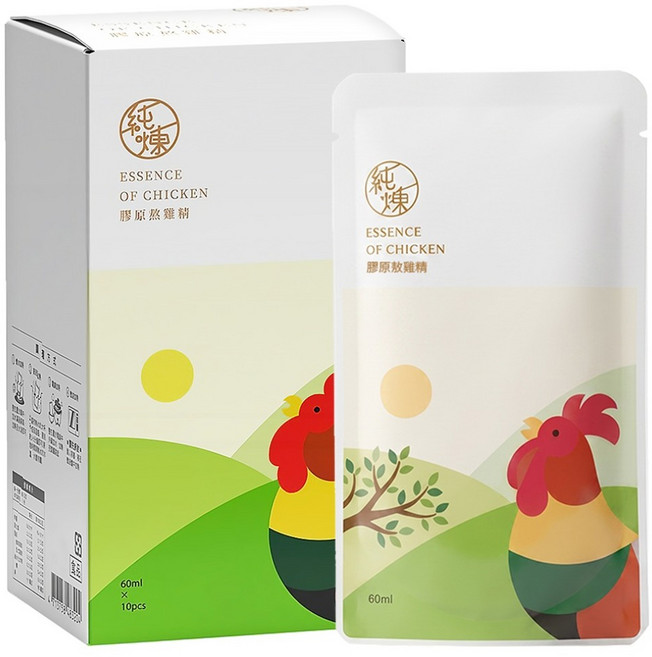 純煉 膠原熬雞精, 60ml, 10包, 1盒