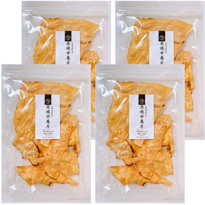 MISAKO 美佐子 嚴選海味系列 原燒中卷片, 50g, 4包