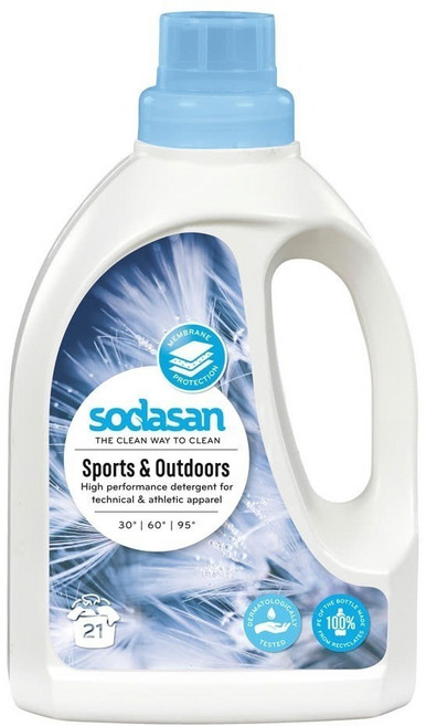 sodasan 蘇達桑 運動&戶外衣物專用洗衣精, 750ml, 1瓶