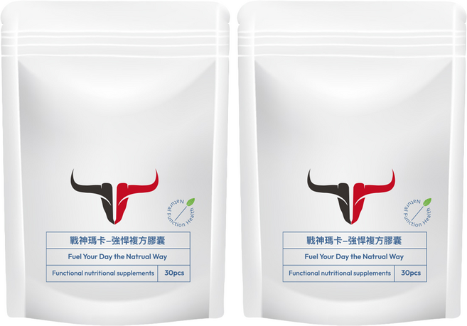 戰神瑪卡 強悍複方膠囊 500mg, 2個, 30顆