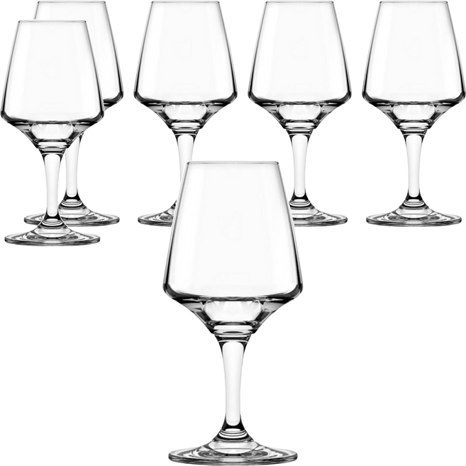 Ocean Glass CRAFT 精釀高腳啤酒杯 透明 390ml 6個, 1組