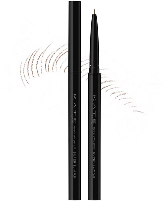 KATE 凱婷 超極細眉筆 0.8mm, BR-5 灰棕色, 1個