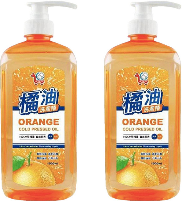 You Can Buy 100%冷壓橘油濃縮洗碗精, 2瓶, 1L