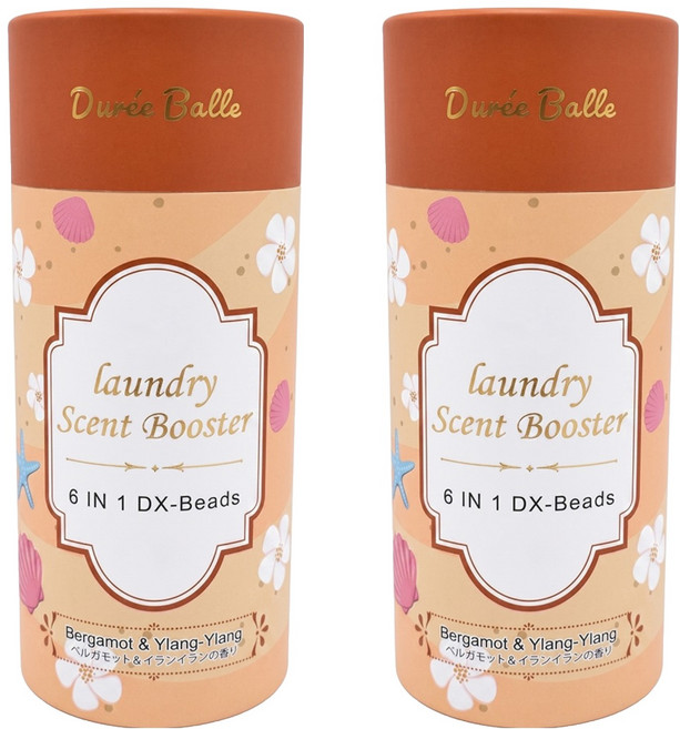 Duree Balle 六合一洗衣香香豆 紙筒 佛手柑 + 依蘭香 360ml, 1入, 2個