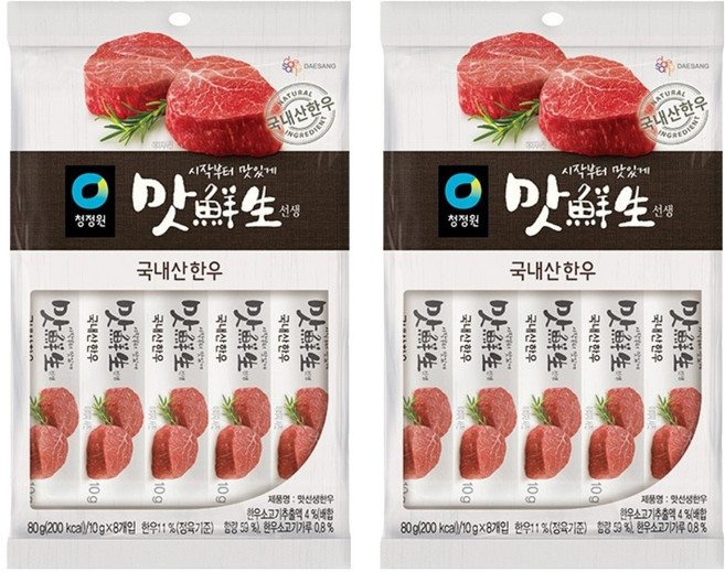 清淨園 味鮮生韓牛調味粉, 80g, 2袋
