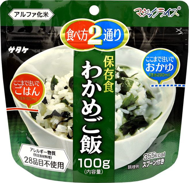 SATAKE 海帶芽飯, 100g, 1包