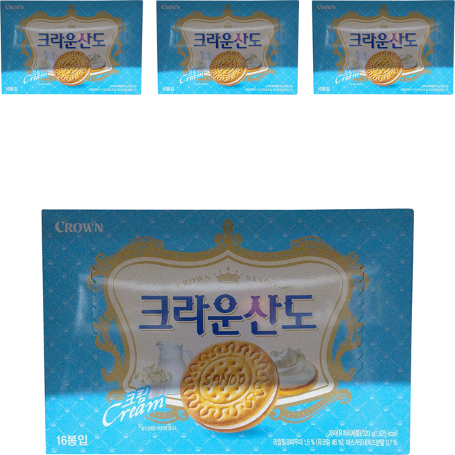 Crown Sando 奶油, 323g, 4個