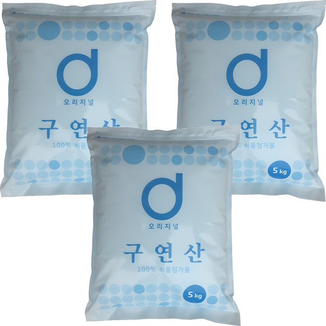 檸檬酸清潔粉, 5kg, 3包