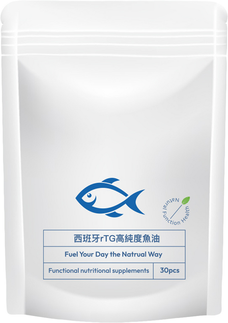 西班牙rTG高纯度魚油膠囊 500mg, 1個, 30顆