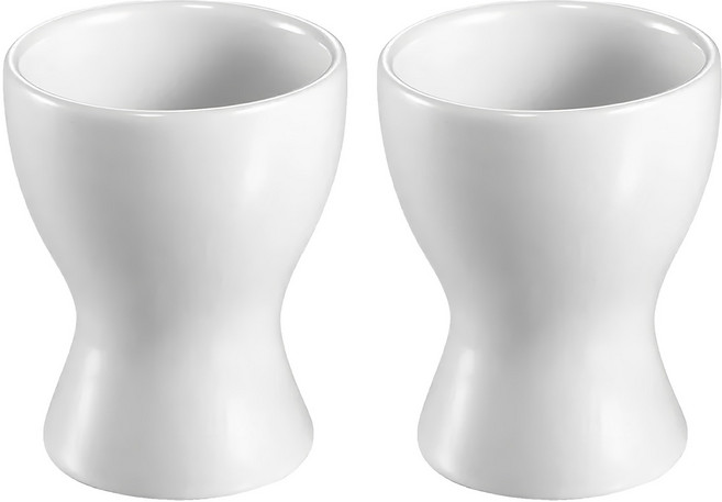 tescoma 白瓷蛋杯 6.3 x 5cm 2個, 白色, 1組