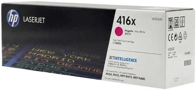 hp 惠普 416X 原廠碳粉匣 W2043X, 紅色, 1個