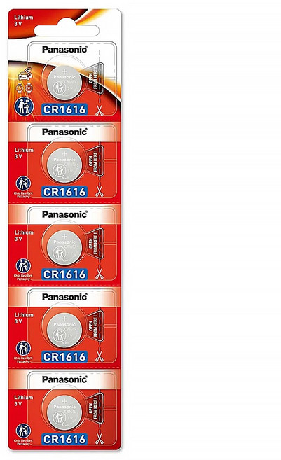 Panasonic 台灣公司貨 電池 CR-1616/5BE, 1組, 5顆