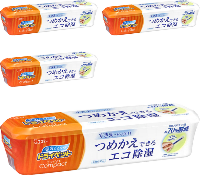 ST 雞仔牌 Drypet 家庭用除濕盒, 350ml, 4盒