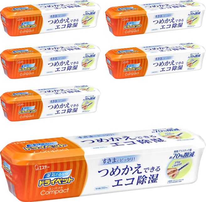ST 雞仔牌 Drypet 家庭用除濕盒, 350ml, 6盒