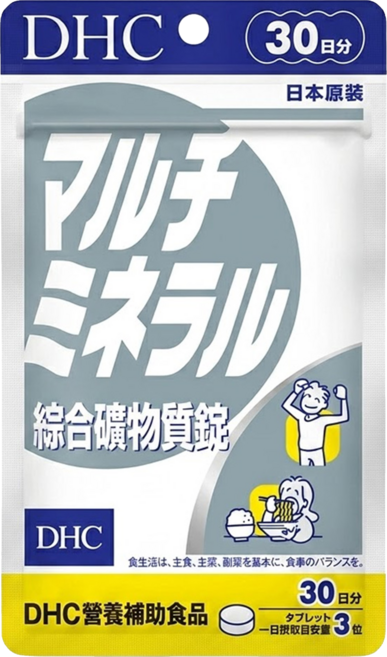 DHC 台灣公司貨 綜合礦物質 30日份, 450mg, 90顆, 1包