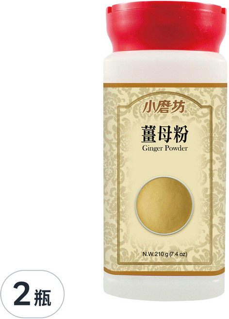 小磨坊 薑母粉, 210g, 2瓶